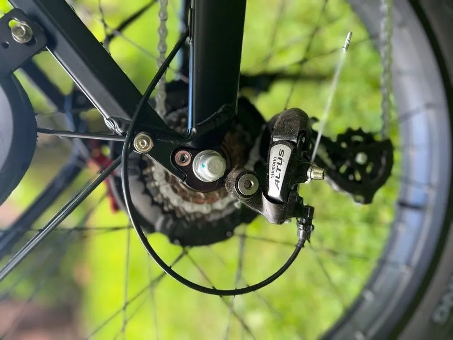 Lankeleisi MG600 Plus Shimano Altus -vaihteisto ja takanapamoottori